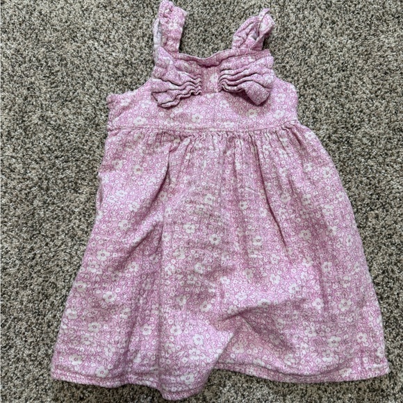 CAT & JACK Floral Bow Front Dress Toddler Girl Tank Dress 3T - Picture 1 of 3